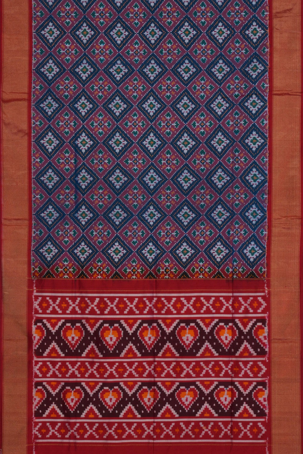 Image of Pochampally Ikat-Woven Dupatta